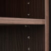 32.5''-58.8'' Extendable & Rotating Cabinet with 1 Drawer, 90-Degree Corner Cabinet, Multifuctional Storage Combination Cabinet for Living Room, Hallway, Entryway, Black & Walnut