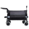 Multi-Functional Push-Pull Folding Wagon Cart with Rotating Handle & 9"x4" Beach Tires for Camping & Beach –300L XL Heavy-Duty, Large Capacity for Transport, Groceries, and Outdoor Use