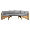 U_STYLE 6 - Person Outdoor Seating Group with Cushions and A Coffee Table(old sku:WY000379AAE)