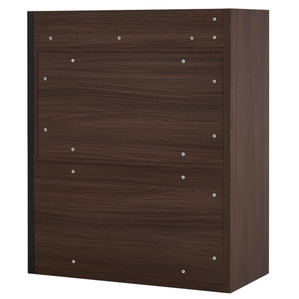 32.5''-58.8'' Extendable & Rotating Cabinet with 1 Drawer, 90-Degree Corner Cabinet, Multifuctional Storage Combination Cabinet for Living Room, Hallway, Entryway, Black & Walnut