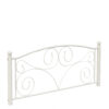 Full Size Unique Flower Sturdy System Metal Bed Frame with Headboard and Footboard