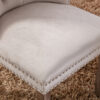 Nikki Collection Modern, High-end Tufted Solid Wood Contemporary Velvet Upholstered Dining Chair with Wood Legs Nailhead Trim 2-Pcs Set,Beige, SW2001BG