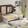 Daybed with Trundle Frame Set, Twin Size, White