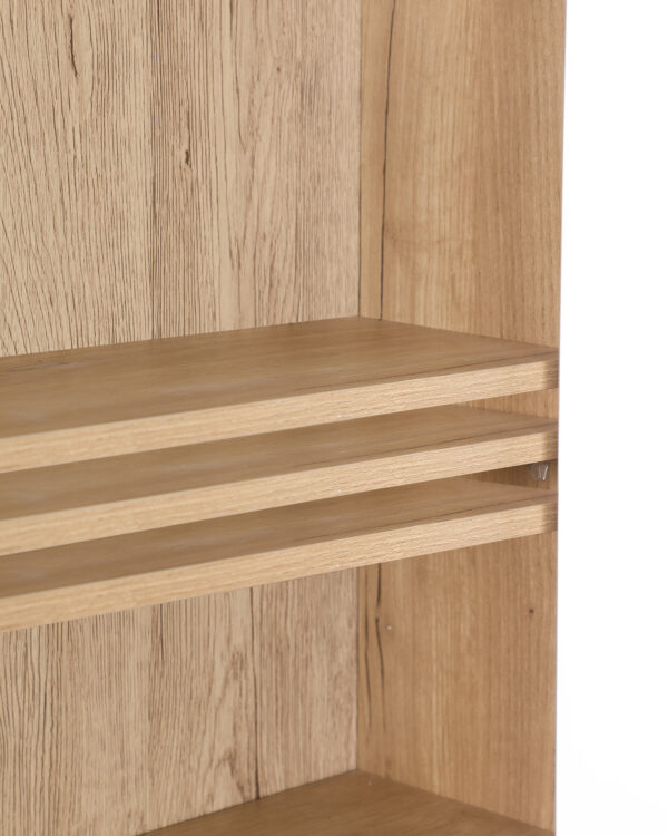 2e40c82db3bb4976bf88b4e8ec184388_5a2eaf877cb0eb20b73f008e3ee63209 Bathroom Wall Cabinet with Double - Door, Bottom Shelf, Wavy - Patterned Doors, Adjustable Inner Shelf, Easy Installation, White & Natural Wood