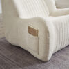 Bean Bag Chair for Adults with Armrests - Oversized Comfy Beanbag Lounge Lazy Floor Sofa Accent Chair for Living Room, Bedroom