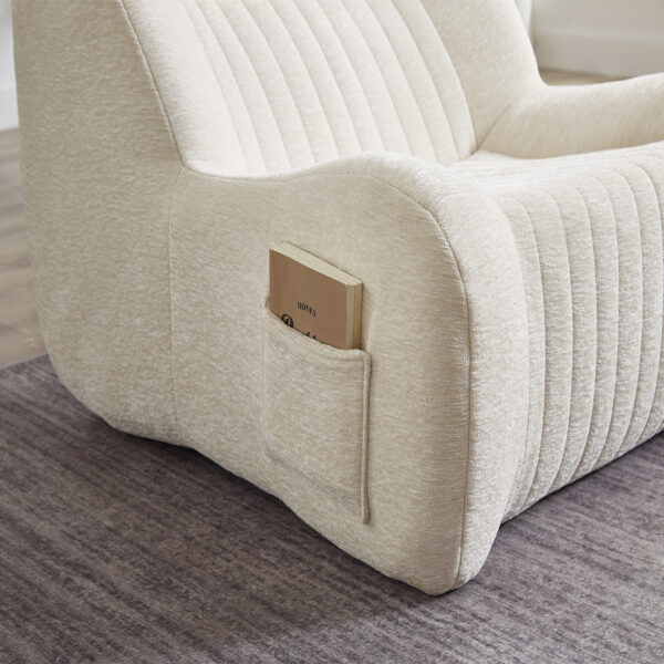 Bean Bag Chair for Adults with Armrests - Oversized Comfy Beanbag Lounge Lazy Floor Sofa Accent Chair for Living Room, Bedroom