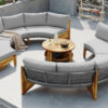 U_STYLE 6 - Person Outdoor Seating Group with Cushions and A Coffee Table(old sku:WY000379AAE)