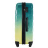 Hardshell Luggage Sets 3 Piece Gradient Color Expandable Suitcase with Spinner Wheels and TSA Lock Lightweight 20" 24" 28" Available,Green+Yellow