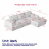 114.5'Modern Corduroy Modular foam Sofa, Recliner Seat reversible Sofa, 2-in-1 Sofa with Recliner and L-Shaped Sofa Combination with Three Cushion Neck Pillow Combination and Two Throw Pillows