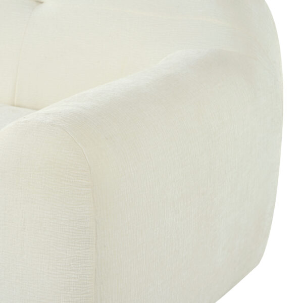 U_Style 85.8" Wide Chenille Fabric 3-Seater Sofa with Tufted Style, Full Sponge Compression Design, with Powder-Free Foam, Pocket Spring for Extra Comfort, 23.6" Seat Depth, No Assembly Required,for L