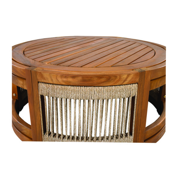 4666740529aa422682bf441869ab3b7a_8456eb5bd0538daa4f68d8fc9f3cb8ea 27.95" Acacia Wood Outdoor Coffee Table - Handwoven Rope Accent Boho Patio Table with All-Weather Durability