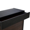 32.5''-58.8'' Extendable & Rotating Cabinet with 1 Drawer, 90-Degree Corner Cabinet, Multifuctional Storage Combination Cabinet for Living Room, Hallway, Entryway, Black & Walnut