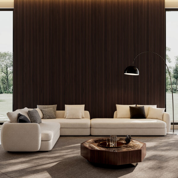 50e5445b6ded4ebdbc335919223a3d2f_117c018a3cf374c1a3c5a95532ea6998 Wood Panels for Wall Slat Wall Panels, 2PC Wood Slat Acoustic Panels for Wall and Ceiling - 3D Fluted Sound Absorbing Panel with Three Sides Fully Wrapped on Wood Finish -45.27''X23.62''(Dark walnut)
