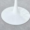 31.5"White Tulip Table Mid-century Dining Table for 2-4 people With Round Mdf Table Top, Pedestal Dining Table, End Table Leisure Coffee Table