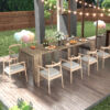 Multifunctional extendable console table