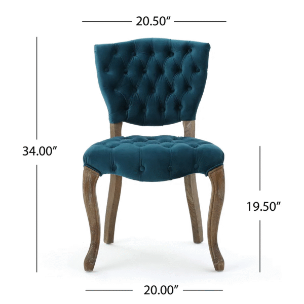 KD TUFTED CHAIR (WTHR)( SET OF 2 )