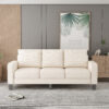 Modern Living Room Furniture Sofa in Beige Fabric 2+3