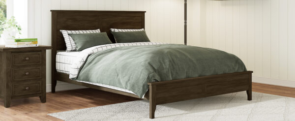 6a3d3de8460a49269aaded302bcbf983_a3cbf226226db59b55b87f641b33504e Modern Solid Wood Queen Size Platform Bed with Sturdy Wooden Slats Support,No Box Spring Needed, Espresso