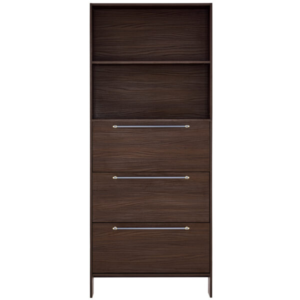 Shoe Cabinet with 3 Flip Drawers,Narrow Shoe Rack Cabinet, Entryway Shoe Storage Cabinet with Open Shelves, Freestanding Hidden Shoe Rack Organizer with Solid Wood Legs for Hallway, Living Room, Large