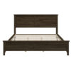 Modern Solid Wood Queen Size Platform Bed with Sturdy Wooden Slats Support,No Box Spring Needed, Espresso