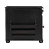 U-Can Vintage End Table Flip Top Side Table with USB Ports, One Multifunctional Drawer with cup holders, Sofa Couch Table with Bookshelf for Living room and Small Space