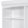 Bathroom Storage Cabinet with Tilt-Out Hamper, 70.9'' Tall Free Standing Organizer with Drawers & Adjustable Shelves, MDF Linen Tower with Steel Handles, White Finish