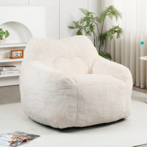 Bean Bag Chair, Bean Bag Sofa Chair with Armrests Stuffed High-Density Foam, Lazy Sofa Comfy Chairs BeanBag Chair for Adults in Living Room,Bedroom Reading