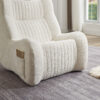 Bean Bag Chair for Adults with Armrests - Oversized Comfy Beanbag Lounge Lazy Floor Sofa Accent Chair for Living Room, Bedroom