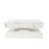 16.93IN High LED Coffee Table,Modern Coffee Table for Living Room,Living Room Tables,Large Living Room Furniture,LED Lights