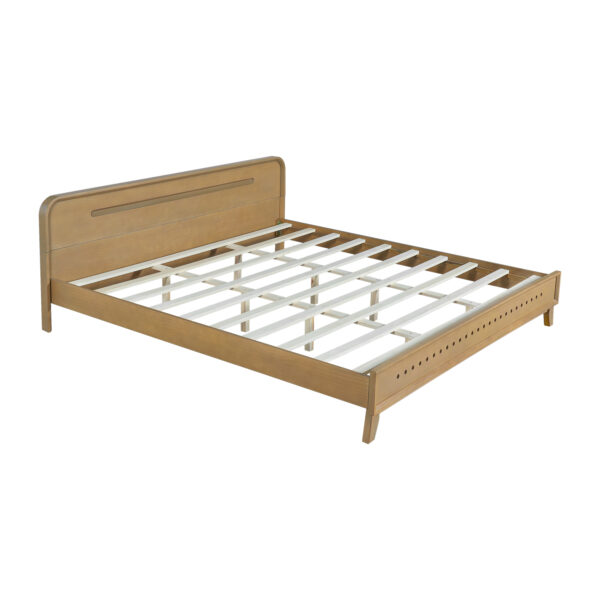 8b6fefd78cfa49dfa5f724937edf1689_e6439e2c08c8bbfac6660ce23ec5e6b5 PINE SOLID WOOD KING SIZE BED, SOLID AND STABLE, NO BOX SPRING NEEDED, RUSTIC YELLOW COLOR