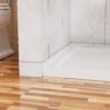 Goodyo 32"x48" Shower Base 3.5" Height Anti-slip Acrylic Center Drain Single Threshold Shower Base in White