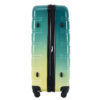 Hardshell Luggage Sets 3 Piece Gradient Color Expandable Suitcase with Spinner Wheels and TSA Lock Lightweight 20" 24" 28" Available,Green+Yellow
