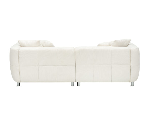 90afe3d7faeb498ab31e835173ed5195_cc5ebaff627aeb9a95a2d19a81934dce 89 inch Sofa for Living Room, Fashion Sofa with Metal Legs, 3 Seater Sofa, Solid Wood Frame Couch with 4Pillows, for Apartment Office Living Room - White