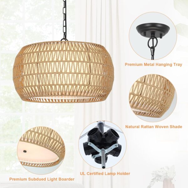 9124b5a73e2f4111ad29596a3bc1a95d_14cd05bb6a92c10d8f5685980668db98 Rattan Farmhouse Chandelier Light Fixtures