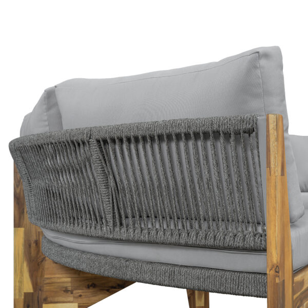 U_STYLE 6 - Person Outdoor Seating Group with Cushions and A Coffee Table(old sku:WY000379AAE)