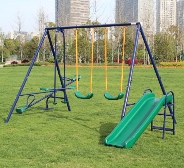 967d4b42a6e2404caf28a8e04a54d267_20220928_3b0e43f007c70b456abd18f81ba908fc Metal Swing Set w/ Slide
