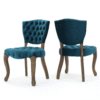 KD TUFTED CHAIR (WTHR)( SET OF 2 )