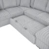 122 Inch Pull Out Couch, Rabbit plush Fabric Sofa Bed with USB Ports & Comfy Upholstered, Oversized U Shape Sectional Sleeper Sofa Bed with Storage Chaise, Grey