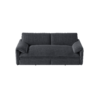 66" Queen Pull Out Sofa Bed, 3-in-1 Convertible Sleeper Sofa with Side Storage,Multi-Functional Velvet Loveseat Bed for Living Room,Bedroom,Apartment,Office.(Old Sku:W1885P154639/W1885P214785)