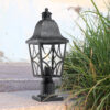 Outdoor Post Lights Lamp Post Light Fixture, Waterproof Aluminum Housing with Glass, Fence Post Deck Lighting for Garden, Patio, Pathway (2 pack)
