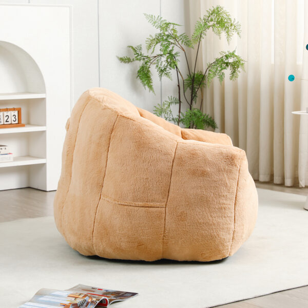 b5d04cfa9c8842b6ace2d13de4ead1ca_ce6db6246a9d9fd7a0157285a6456ac5 Bean Bag Chair, Bean Bag Sofa Chair with Armrests Stuffed High-Density Foam, Lazy Sofa Comfy Chairs BeanBag Chair for Adults in Living Room,Bedroom Reading