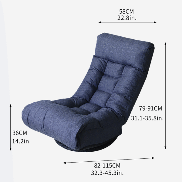 floor chair single sofa reclining chair Japanese chair lazy sofa tatami balcony reclining chair leisure sofa adjustable chair