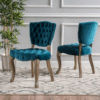 KD TUFTED CHAIR (WTHR)( SET OF 2 )