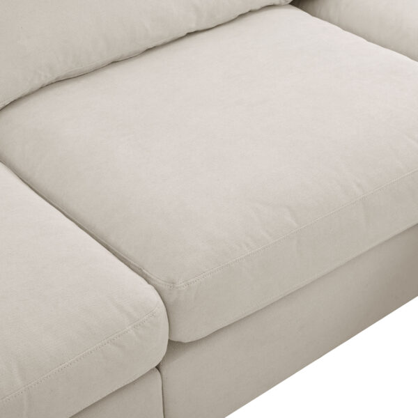 U_STYLE Upholstery Convertible Sectional Sofa, L Shaped Couch with Reversible Chaise