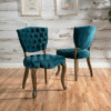 KD TUFTED CHAIR (WTHR)( SET OF 2 )