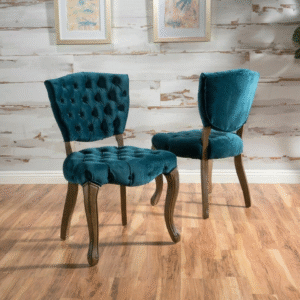 KD TUFTED CHAIR (WTHR)( SET OF 2 )