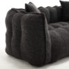 Soft beanbag chair with high resilience foam core for two people. The comfortable square recliner sofa is ideal for family members and friends engaged in games, reading, watching TV