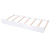 Full Size Storage Platform Bed with Pull Out Shelves and Twin Size Trundle, White