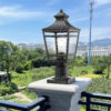 Large Outdoor Post Lights Lamp Post Light Fixture, 18.1inch Waterproof Aluminum Post Lamp with Clear Glass, Fence Post Deck Lighting for Garden, Patio, Pathway (2 pack)
