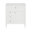 30'' Bathroom Vanity with Top Sink, Modern Bathroom Storage Cabinet with 2 Drawers and a Tip-out Drawer, Single Sink Bathroom Vanity